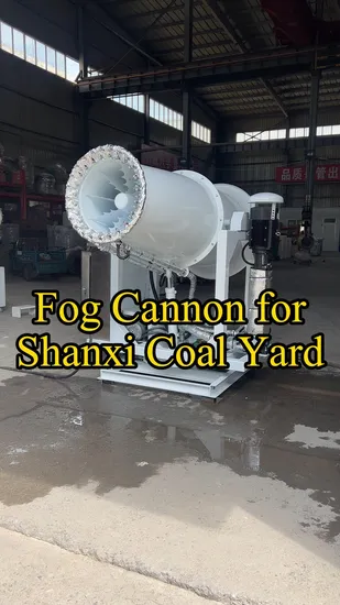 Dust Suppression Water Mist Fog Cannon Machine for Mining Truck Remote Control Air Disinfection and Maintaining Cleanliness